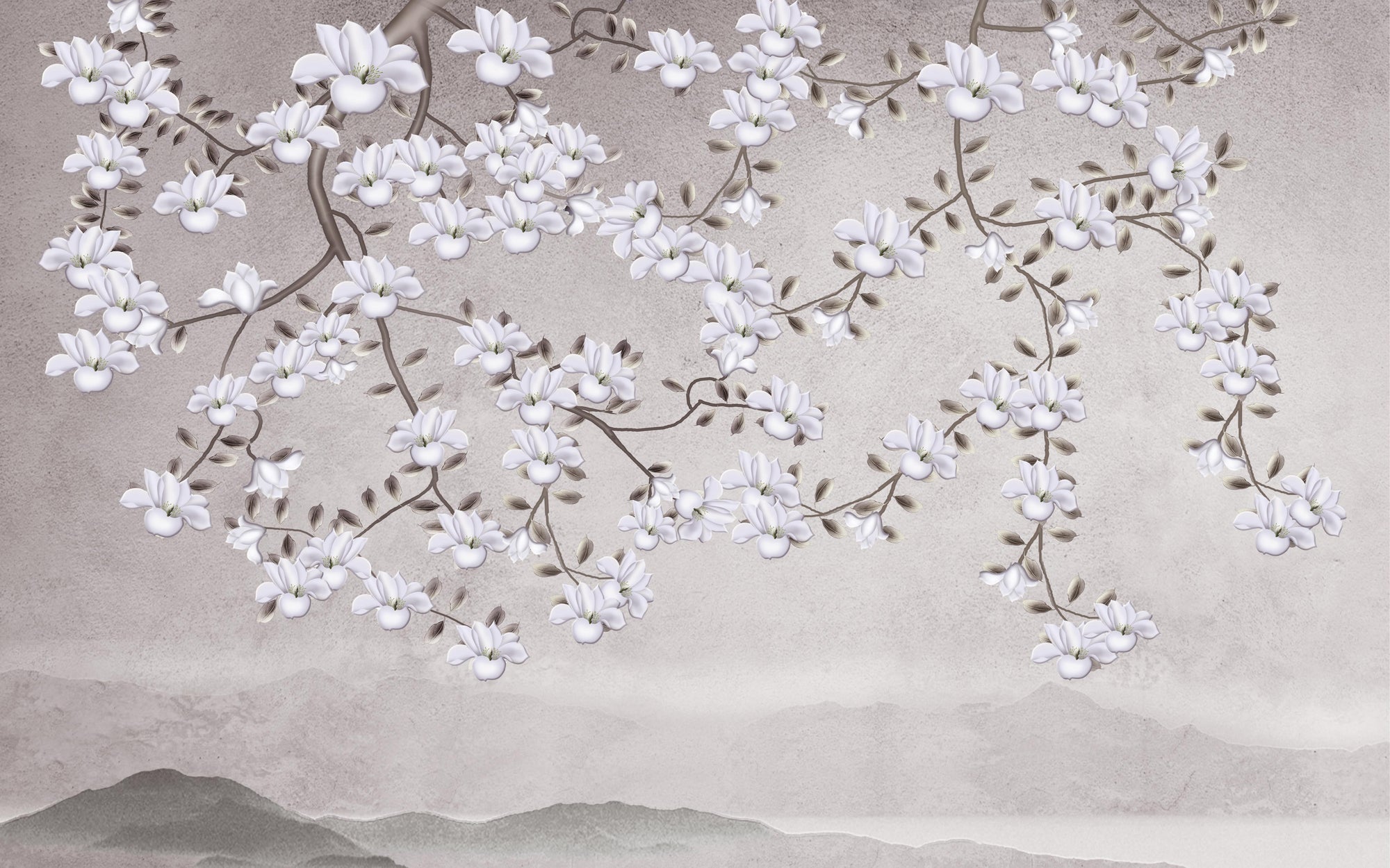 Springtime Floral Wall Mural