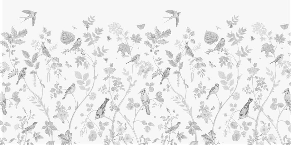 Garden Birdsong Wallpaper Mural