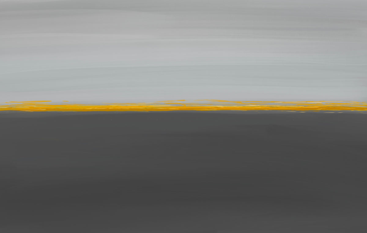 Golden Horizon Wallpaper Mural in your room — zoomed