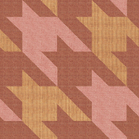 Classic Houndstooth Pattern Wallpaper Mural