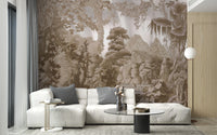 Exotic Jungle Wall Mural for a wild, tropical atmosphere