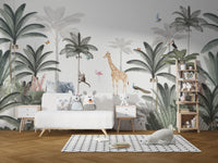 Exotic Jungle Wall Mural for a lush, tropical escape