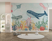Kids Marine Life Wallpaper Mural for Fresh Walls