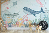 Kids Marine Life Wallpaper Mural for Fun Walls