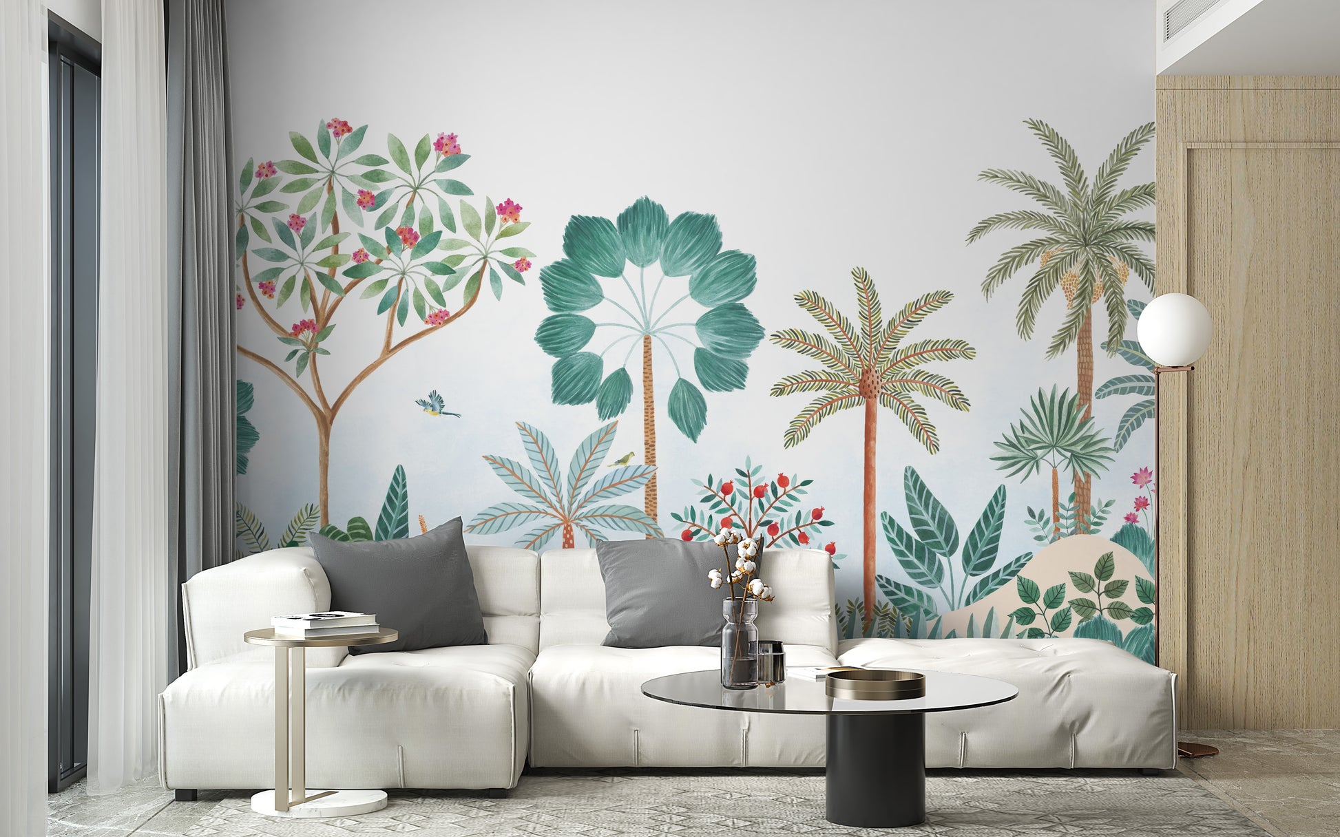 Tropical Canopy Wallpaper Mural to brighten up rooms