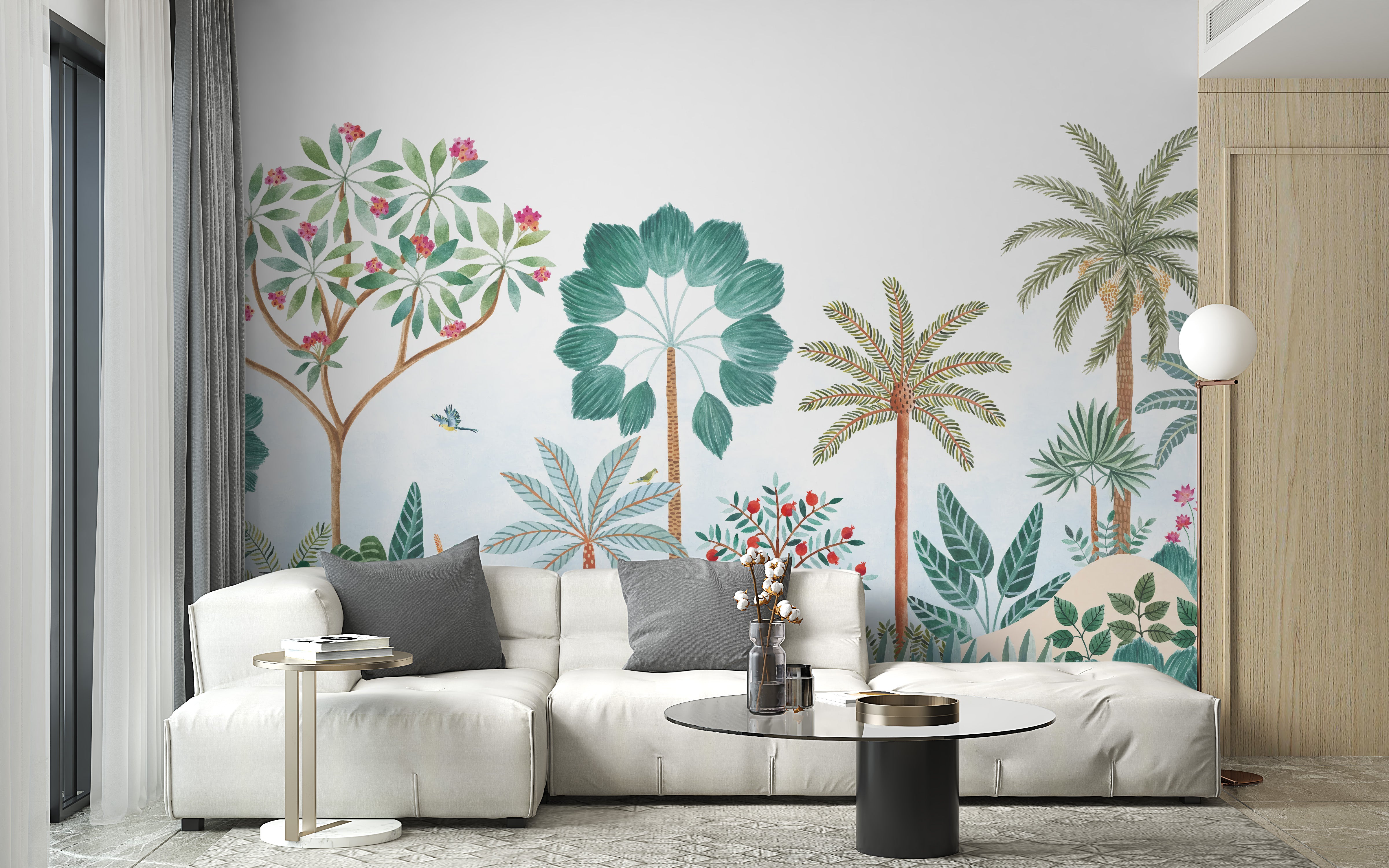 Tropical Canopy Wallpaper Mural to brighten up rooms