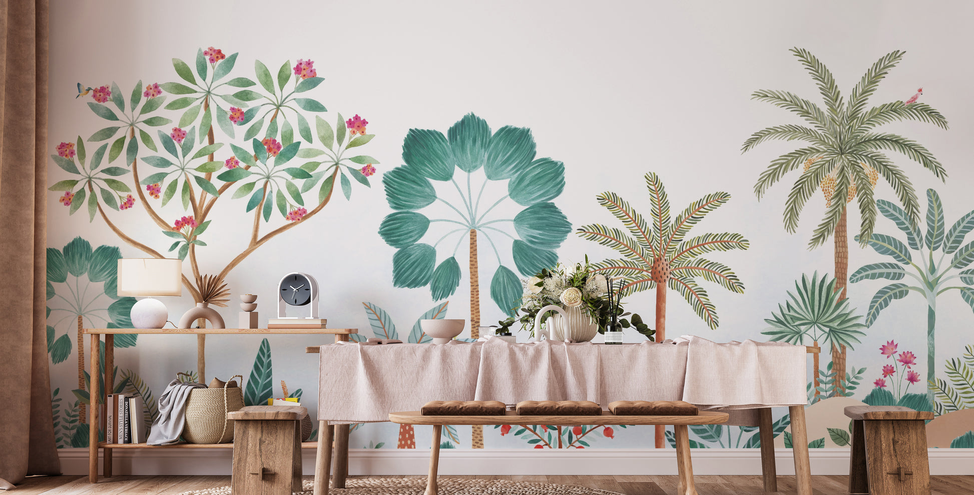 Add life with Tropical Canopy Wallpaper Mural