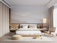 Wallpaper mural tranquil mountain design
