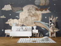 Mystical Marine Life Wallpaper Mural to brighten walls