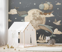 Mystical Marine Life Wallpaper Mural for peaceful decor