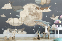 Mystical Marine Life Wallpaper Mural for an ocean feel