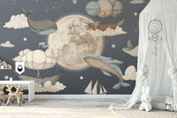 Mystical Marine Life Wallpaper Mural for a serene look