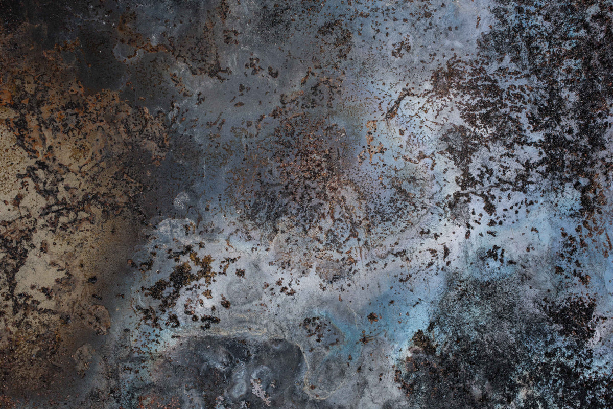 Blue Rust Abstract Wall Mural in your room