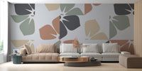 Rustic Vintage Foliage Wall Mural for decor