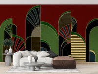 Vintage Deco Archway Wallpaper Mural for a stylish touch