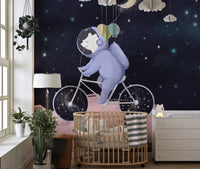 Moonlight Safari Wallpaper Mural for a dreamy atmosphere