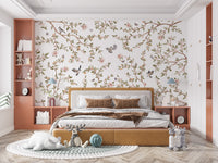 Stylish Summer Roses wallpaper for blooming interiors.
