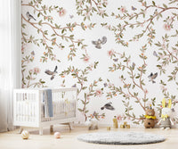 Floral-inspired Summer Roses wallpaper for modern homes.