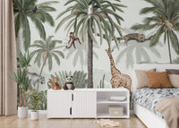 Tropical Jive wall mural for nature-inspired spaces.
