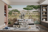 Savannah Secret mural adds charm to your walls.
