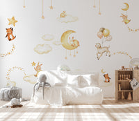 Delightful Sweet Dreams mural for your child’s room.
