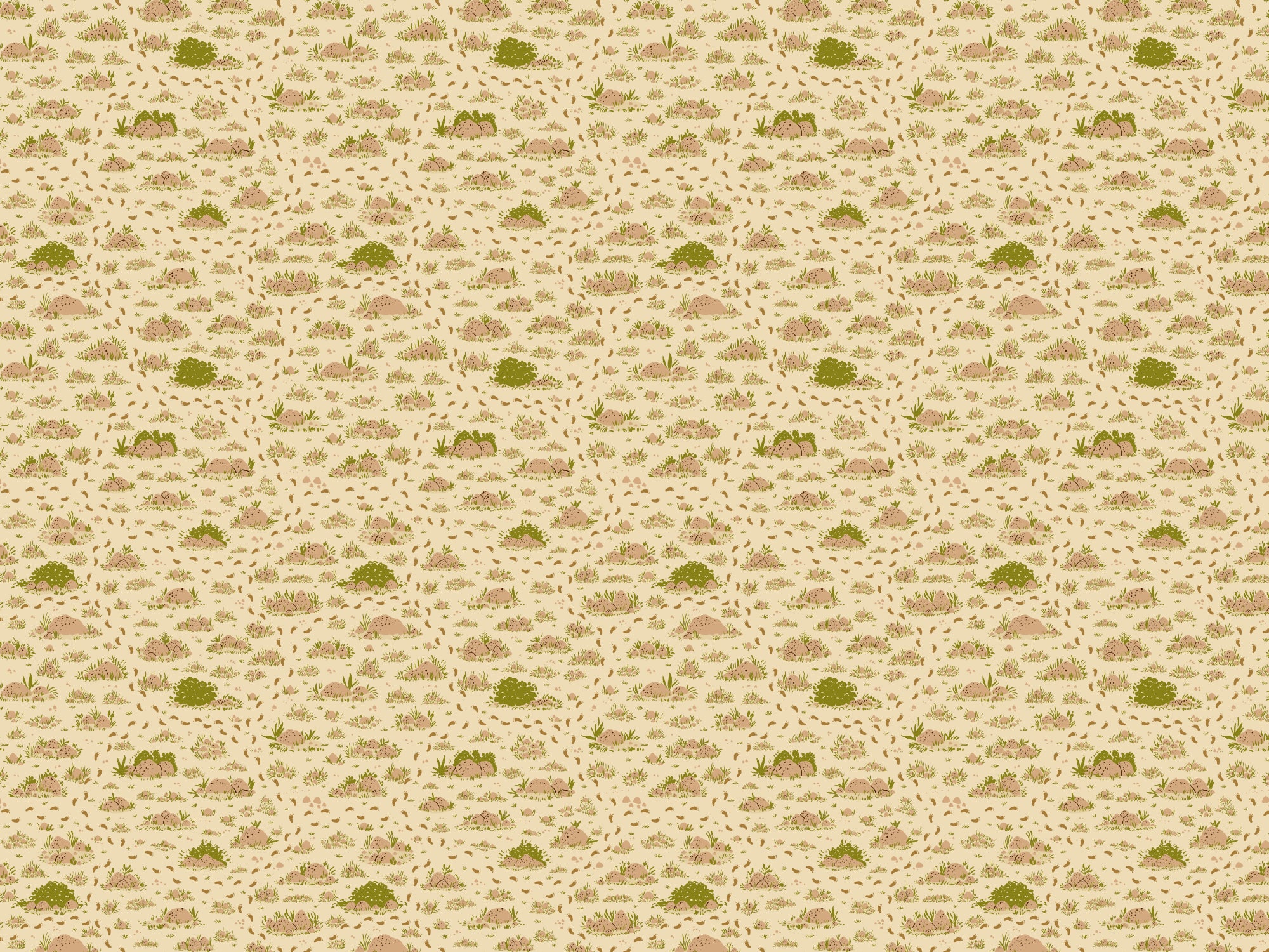 Nature Walk Brown Wallpaper for Walls