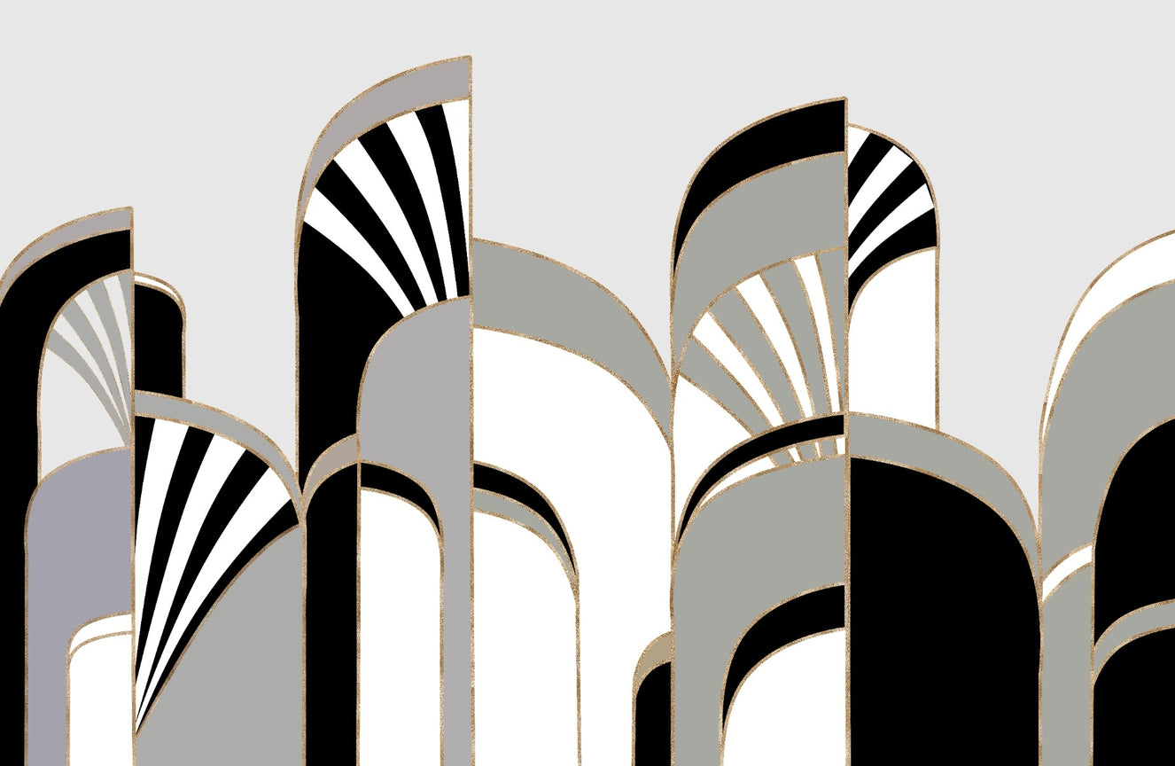Art Deco Geometric Elegance Wallpaper