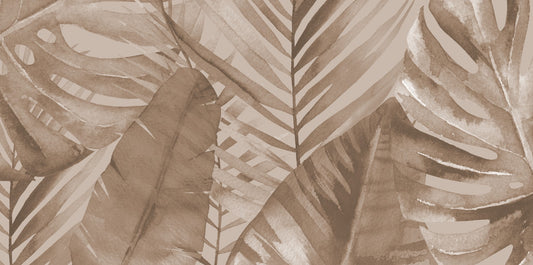 Dried Palm Leaves Watercolor Wallpaper