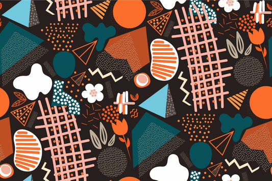 Abstract geometric art wallpaper murals