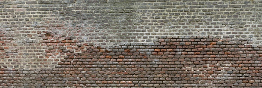 Soiled Dirt & Rustic Brick Wallpaper Mural