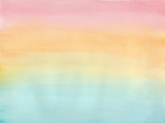 Pink & Blue Ombre Watercolor Wall Mural