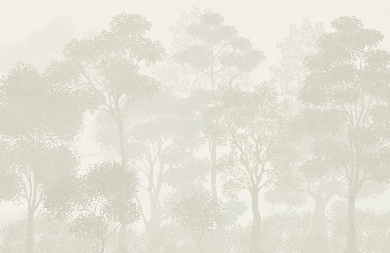 Soft Color Forest Tropical Peel and Stick Wallpaper Murals