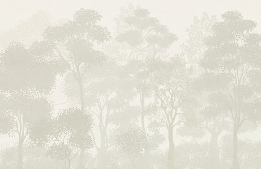Soft Color Forest Tropical Peel and Stick Wallpaper Murals