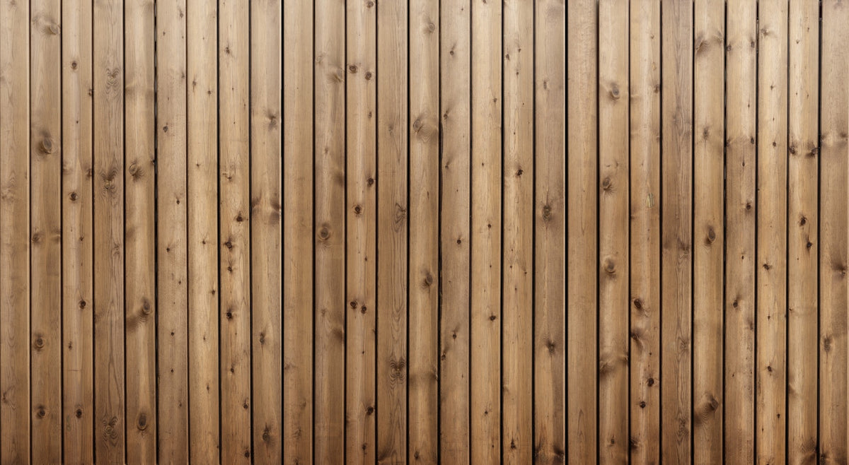 Brown Natural Wooden Striped Wallpaper Mural in your room