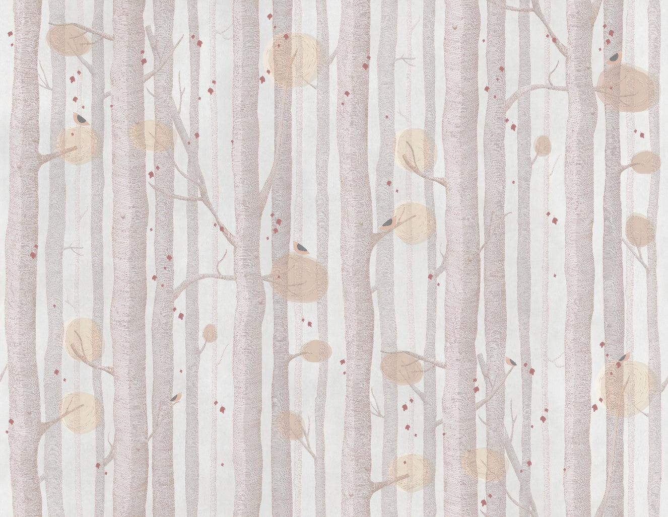 Cream Colored Tree Wallpaper Mural