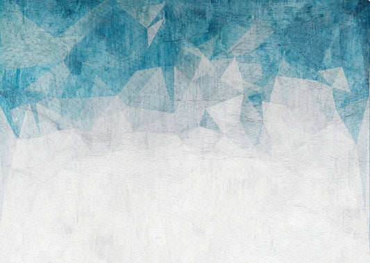 Crumbled Blue Color Wallpaper Murals