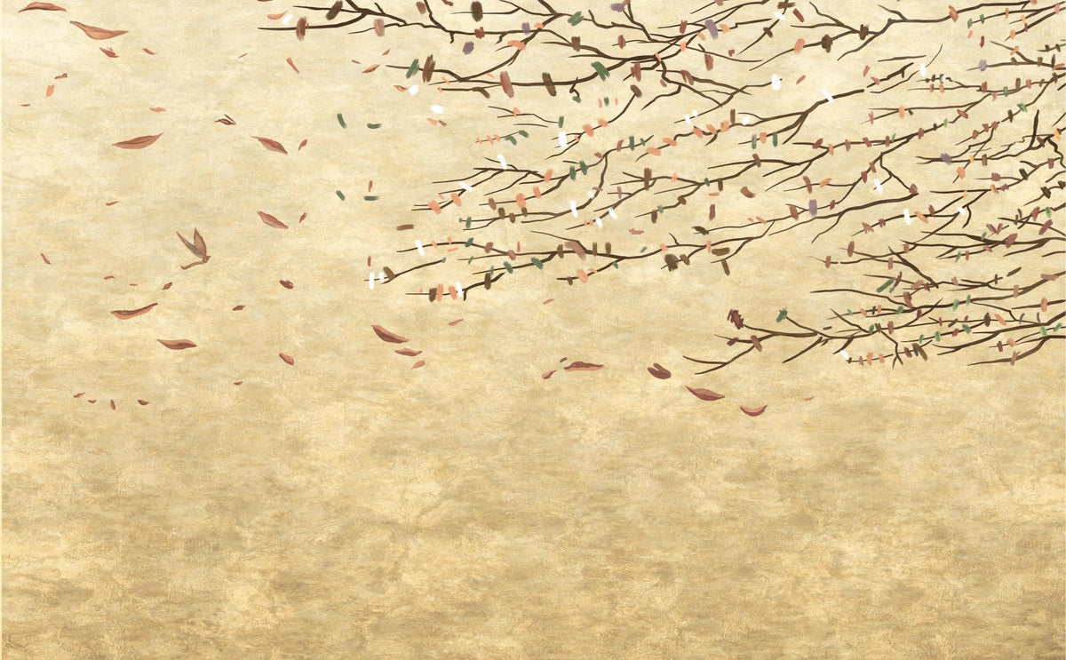 Delicate Cherry Blossoms Wallpaper Murals in your room — zoomed