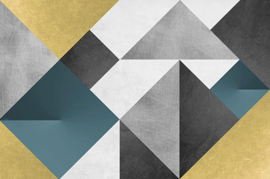 Multicolor Triangle Wallpaper Mural