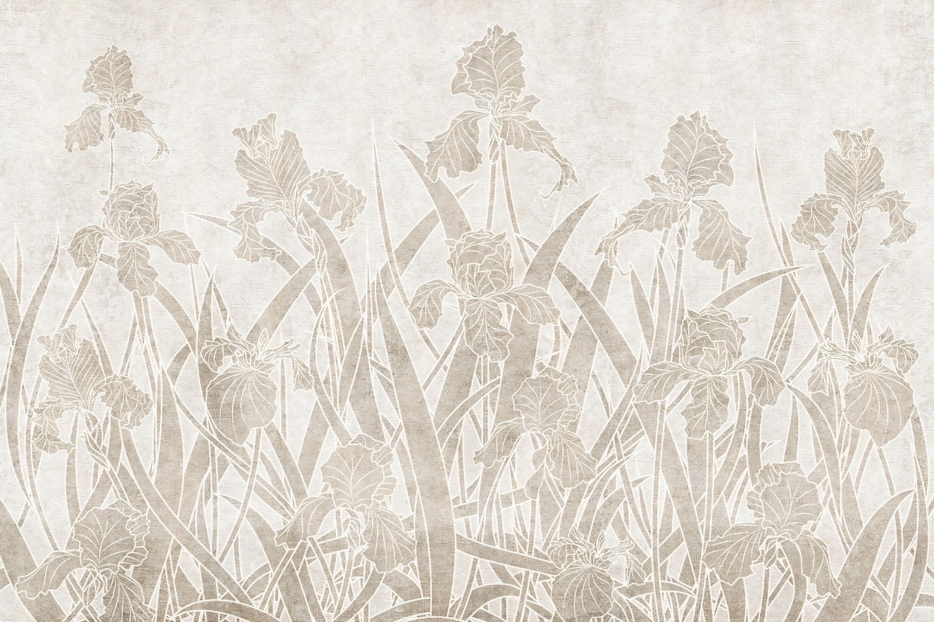 Blooming Flowers and Shrubs Wallpaper Murals