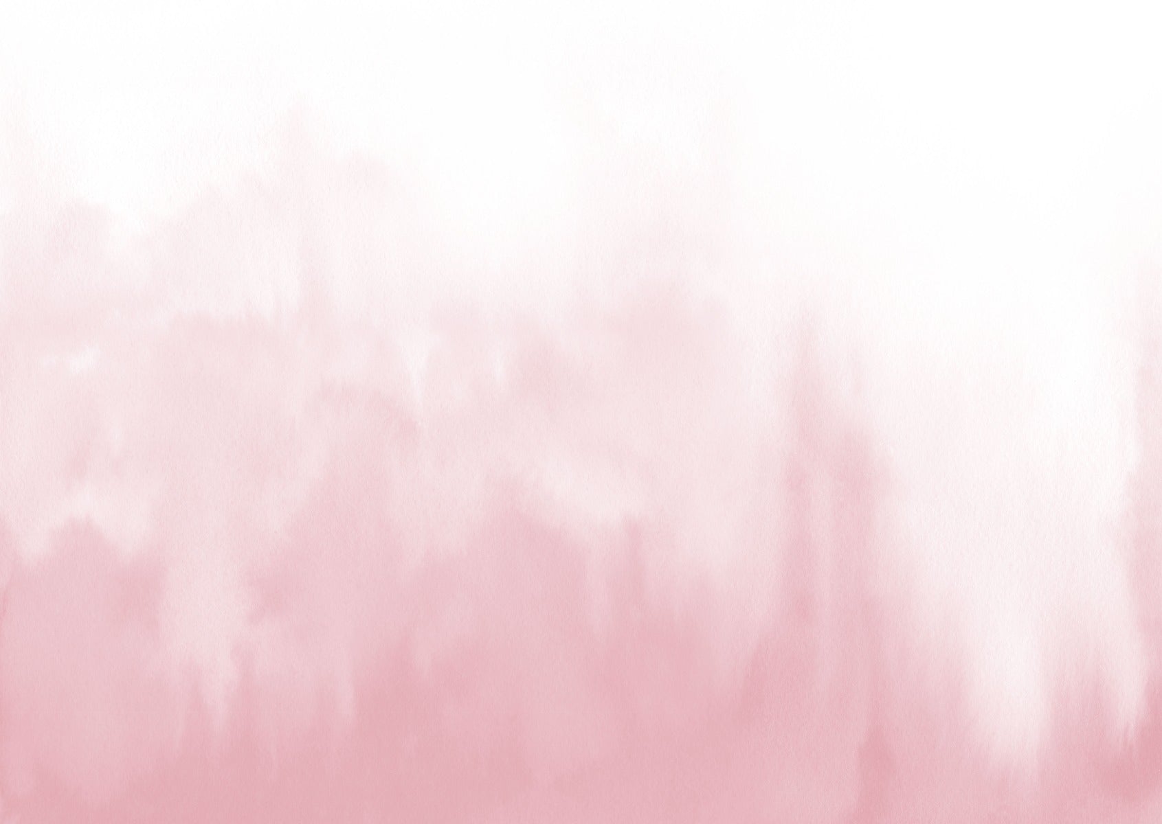 Pink Watercolor Gradient Girls Room Wallpaper For Walls