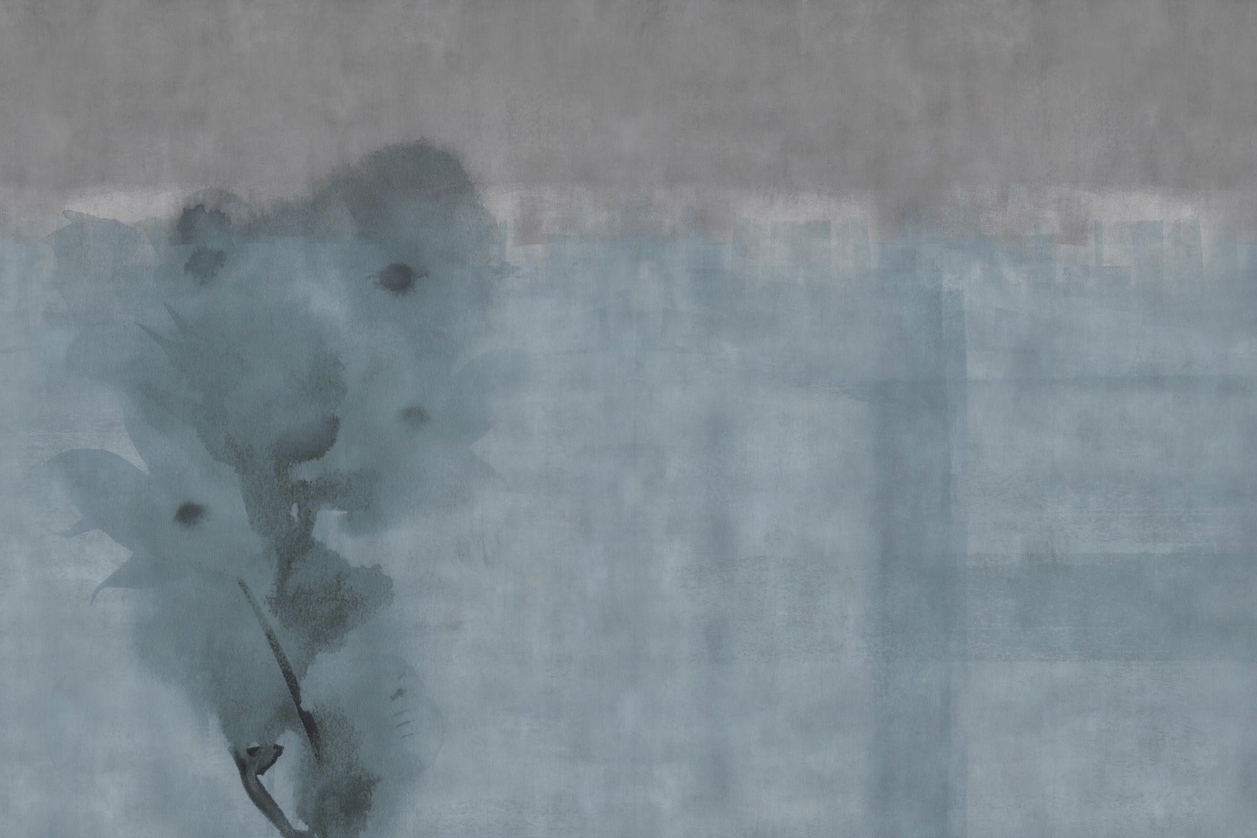Watercolor Light Blue Shade Wallpaper Murals