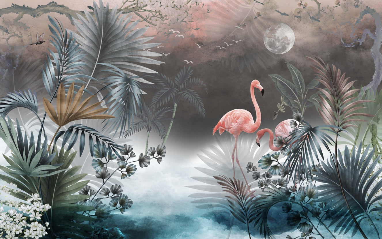 Monstera Leaves Wallpaper Murals