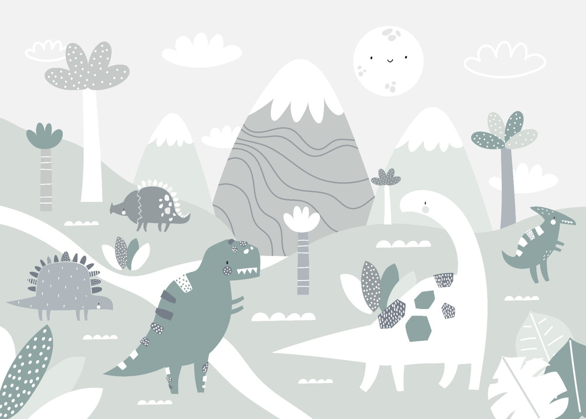 Dinosaur World Kids Wallpaper Murals in your room