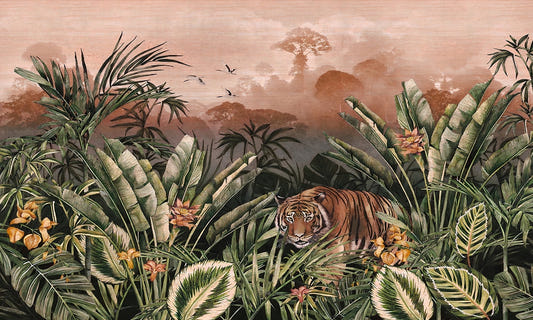 Peaceful Tiger Jungle Wallpaper Wall Murals