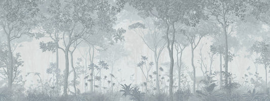 Mystical Fog Forest Wallpaper Murals