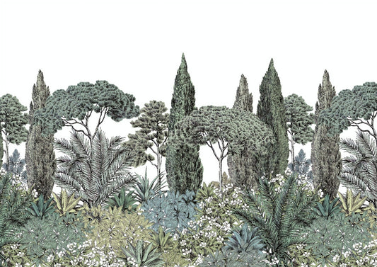 Exotic Greenery Tropical Jungle Wallpaper Murals