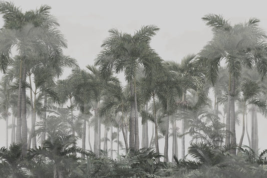 Tropical Palm Leaves Wall Murals Wallpaper