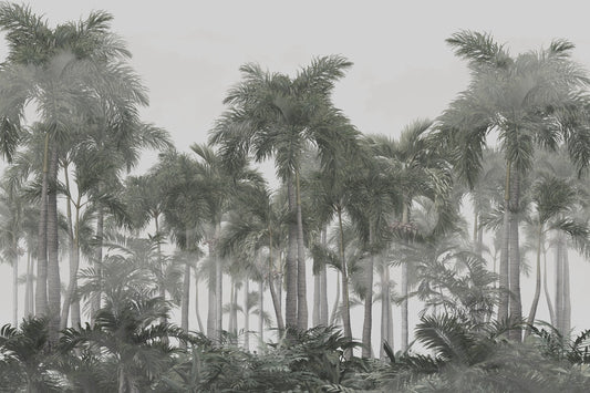 Tropical Palm Leaves Wall Murals Wallpaper