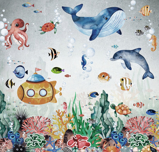 Underwater Fish & Marin Life Wallpaper for Walls