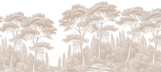 Antique Forest View Wall Art Murals